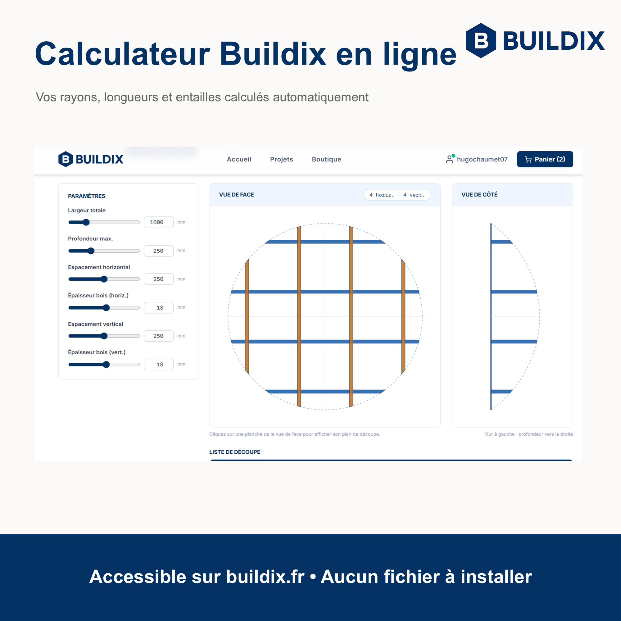 Visuel de présentation du guide Étagère sphère tronquée (3 sur 6)