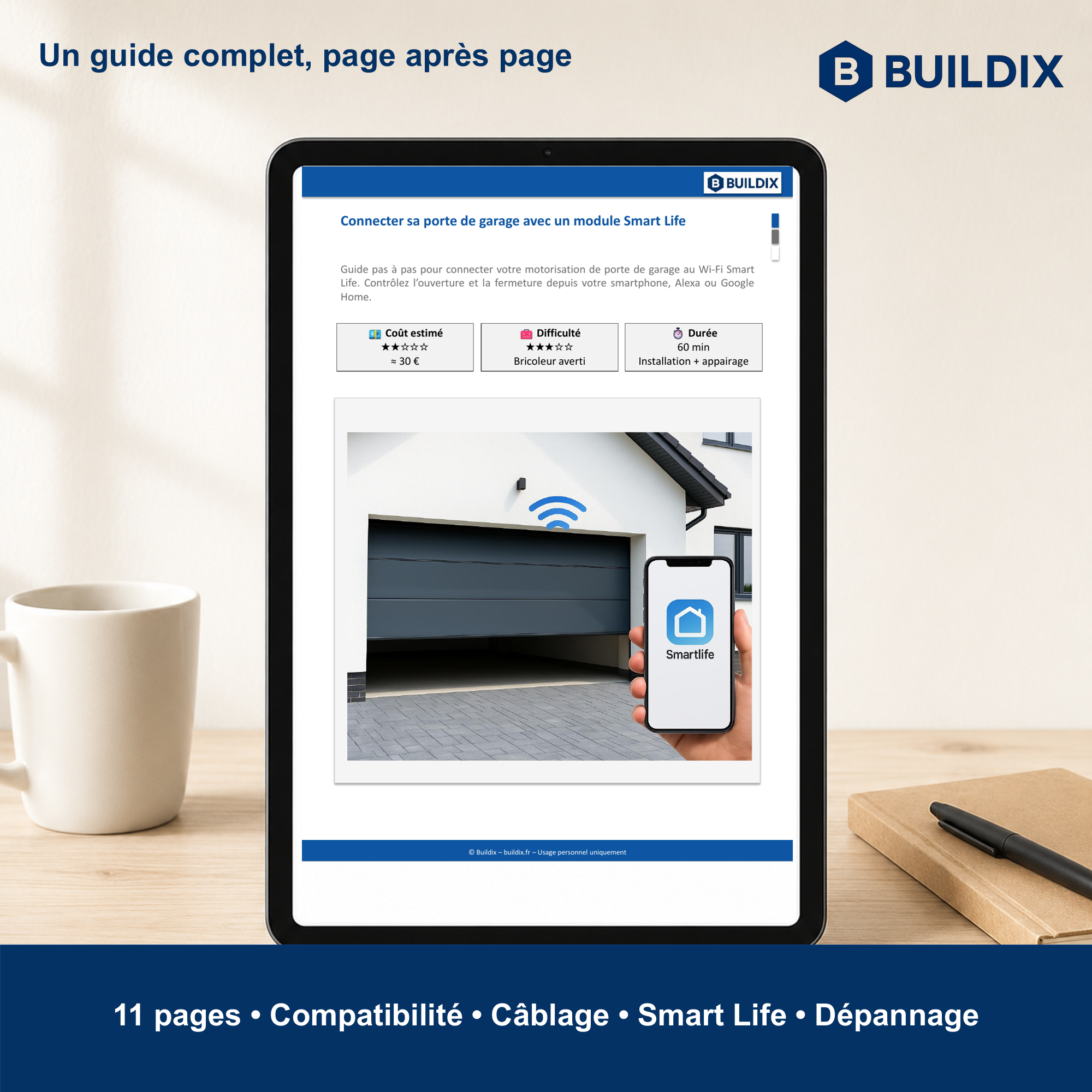 Visuel de présentation du guide Porte de garage connectée (5 sur 6)