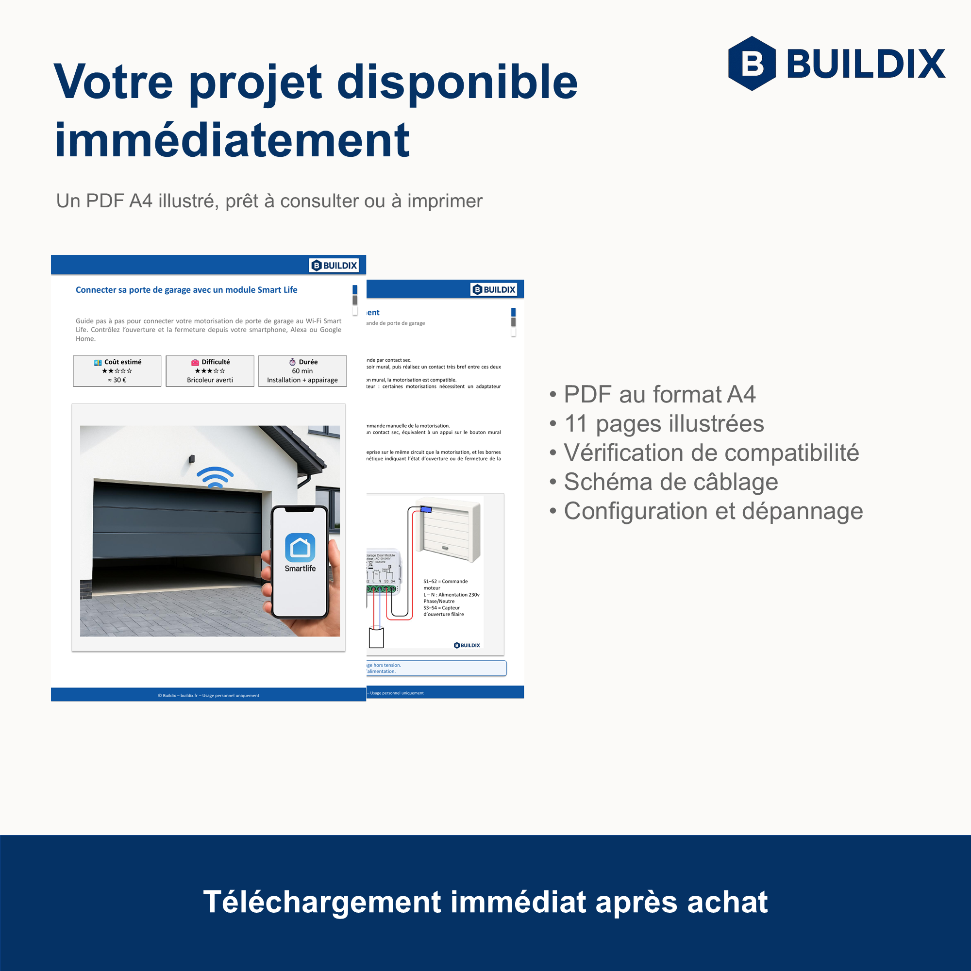 Visuel de présentation du guide Porte de garage connectée (6 sur 6)